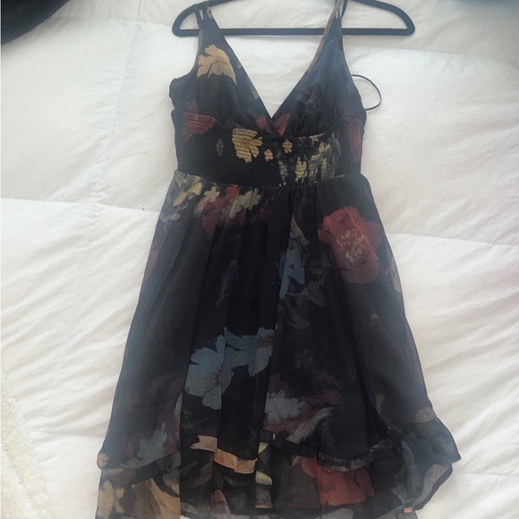 UO Sweet Escape Asymmetrical Mini Dress - Picture 4 of 5